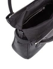 MAISON MARGIELA DRESS AGE SMALL LEATHER HANDBAG, BLACK