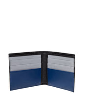 DOLCE & GABBANA LEATHER WALLETS COLOR BLACK/BLUE