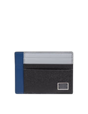 DOLCE & GABBANA DAUPHINE CARD HOLDER COLOR BLACK/BLUE