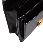 GOLDEN GOOSE BORSA A MANO VENEZIA IN PELLE COLORE NERO