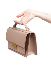 GOLDEN GOOSE BORSA A MANO VENEZIA IN PELLE COLORE CAPPUCINO