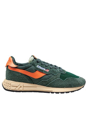 AUTRY REELWIND SUEDE AND NYLON SNEAKERS, GREEN