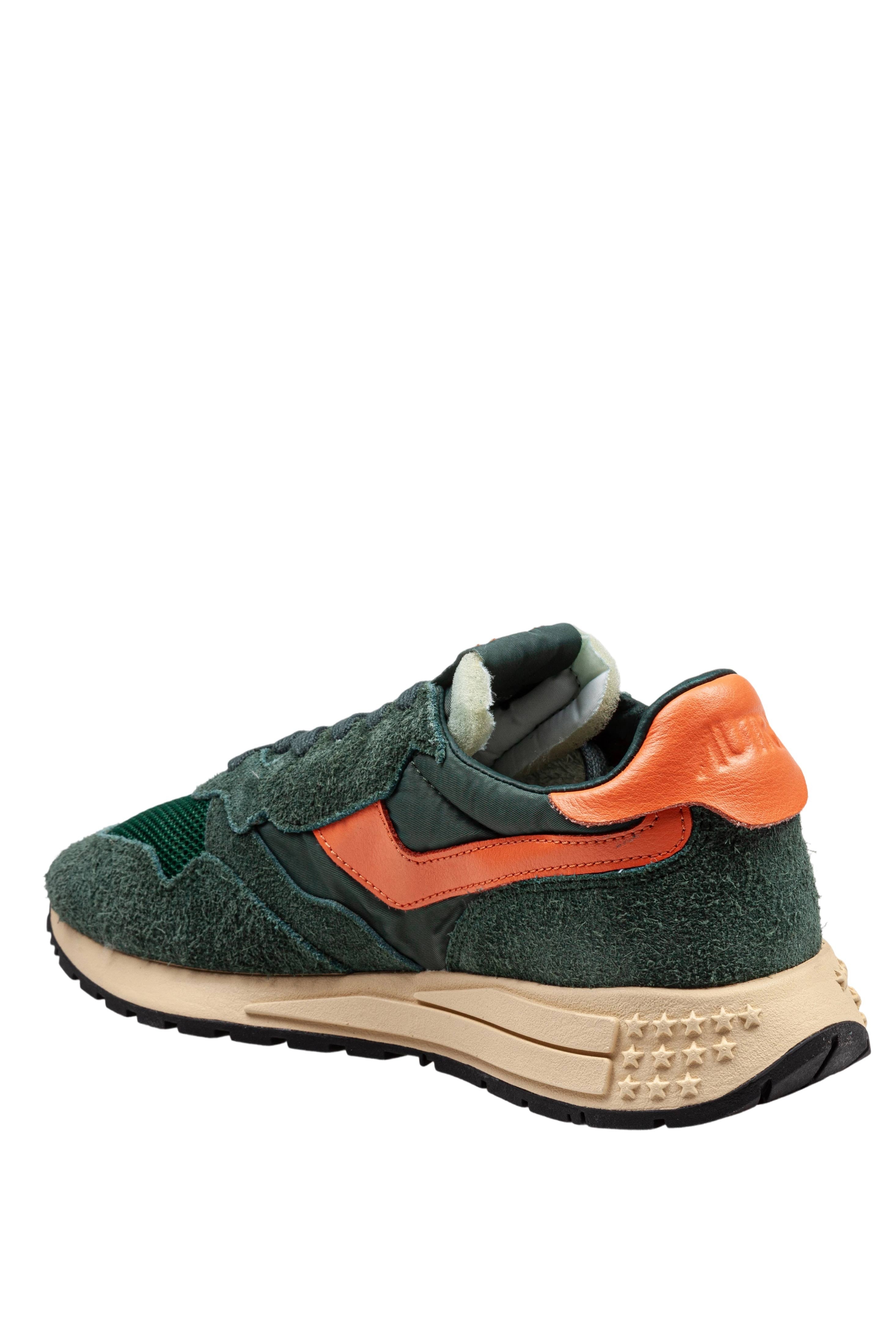 AUTRY REELWIND SUEDE AND NYLON SNEAKERS, GREEN