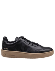 VEJA SNEAKERS V-90 IN PELLE COLORE NERO