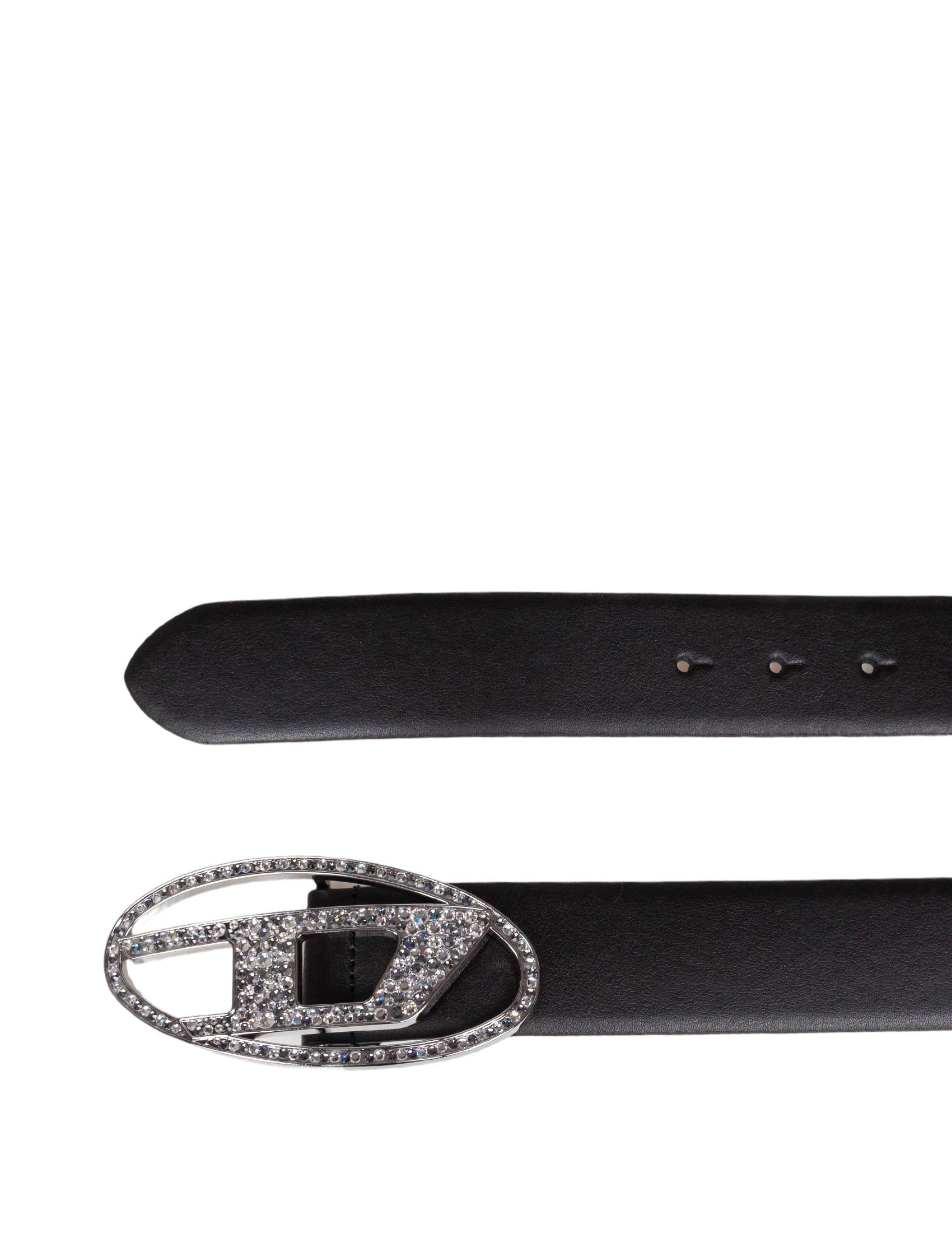 DIESEL BELT 1DR OVAL D COLOR BLACK
