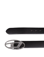 DIESEL BELT 1DR OVAL D COLOR BLACK