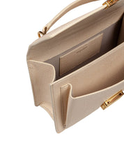 GOLDEN GOOSE BORSA VENEZIA TEJUS I PELLE CON MOTIVO PITONATO COLORE VANIGLIA