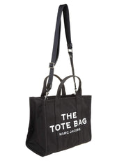 MARC JACOBS THE MEDIUM TOTE IN BLACK CANVAS