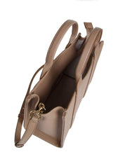 MARC JACOBS MEDIUM TOTE IN PELLE COLORE CEMENTO