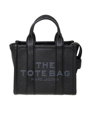 MARC JACOBS SMALL TOTE IN BLACK LEATHER