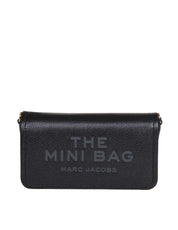 MARC JACOBS THE MINI BAG IN PELLE COLORE NERO CON LOGO