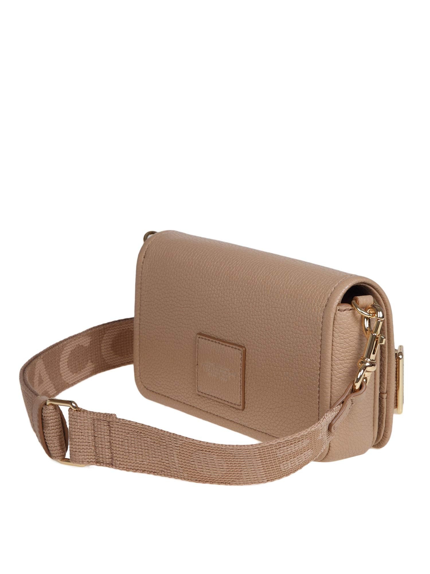 MARC JACOBS THE MINI BAG IN CAMEL COLOR LEATHER