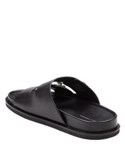 TORY BURCH SPORT SLIDE SANDAL IN LEATHER COLOR BLACK