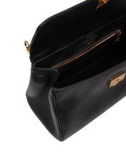 DOLCE & GABBANA VINTAGE MY SICILY BAG IN BLACK LEATHER