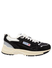 AUTRY SNEAKERS HYPERWAY SUEDE AND MESH SNEAKERS BLACK COLOR