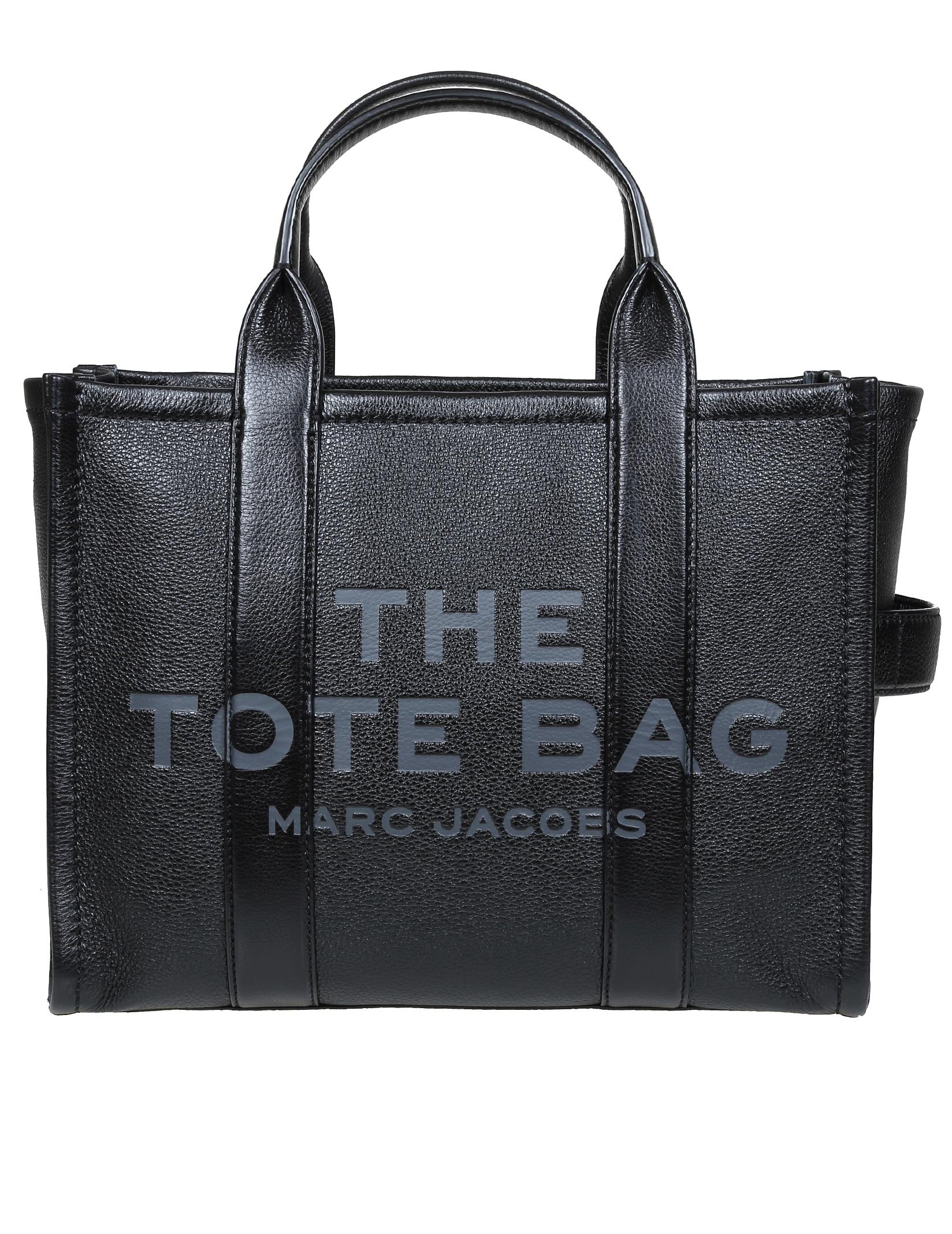 MARC JACOBS MEDIUM TOTE IN PELLE NERA