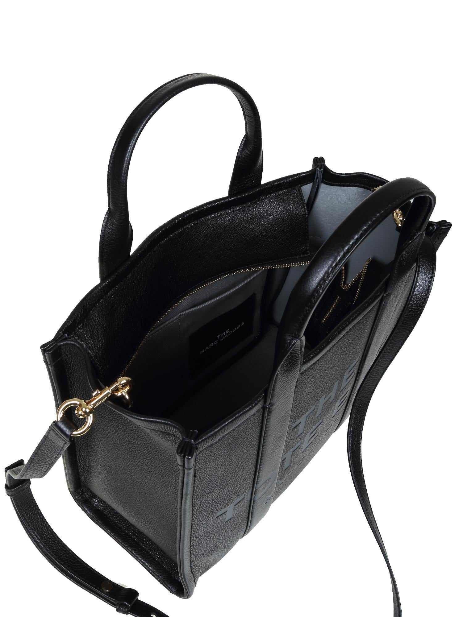MARC JACOBS MEDIUM TOTE IN PELLE NERA