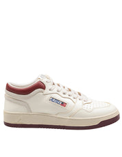 AUTRY SNEAKERS MED-WAY LEATHER SNEAKERS WHITE COLOR