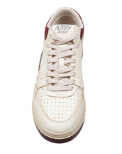 AUTRY SNEAKERS MED-WAY LEATHER SNEAKERS WHITE COLOR