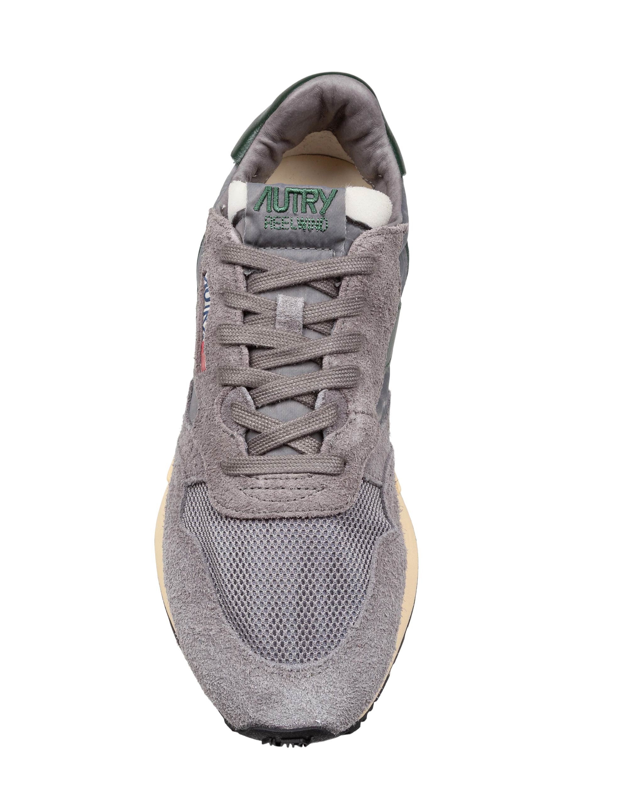 AUTRY SNEAKERS REELWIND IN SUEDE AND NYLON COLOR GREY