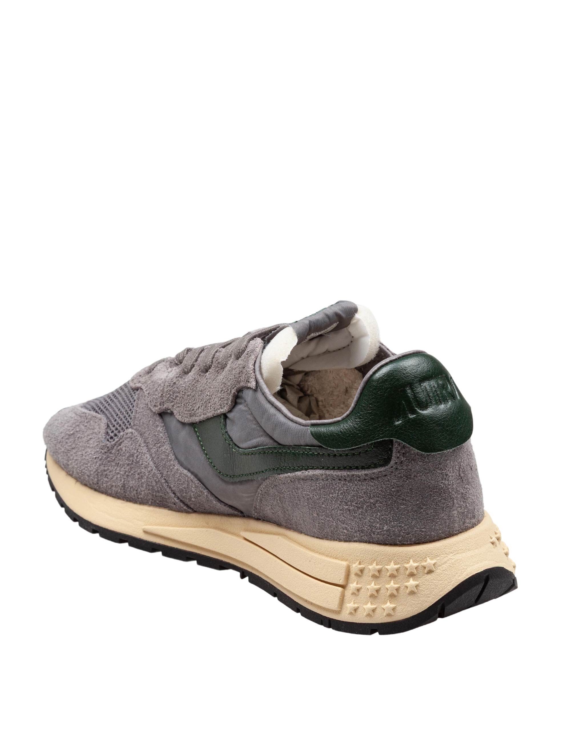 AUTRY SNEAKERS REELWIND IN SUEDE AND NYLON COLOR GREY