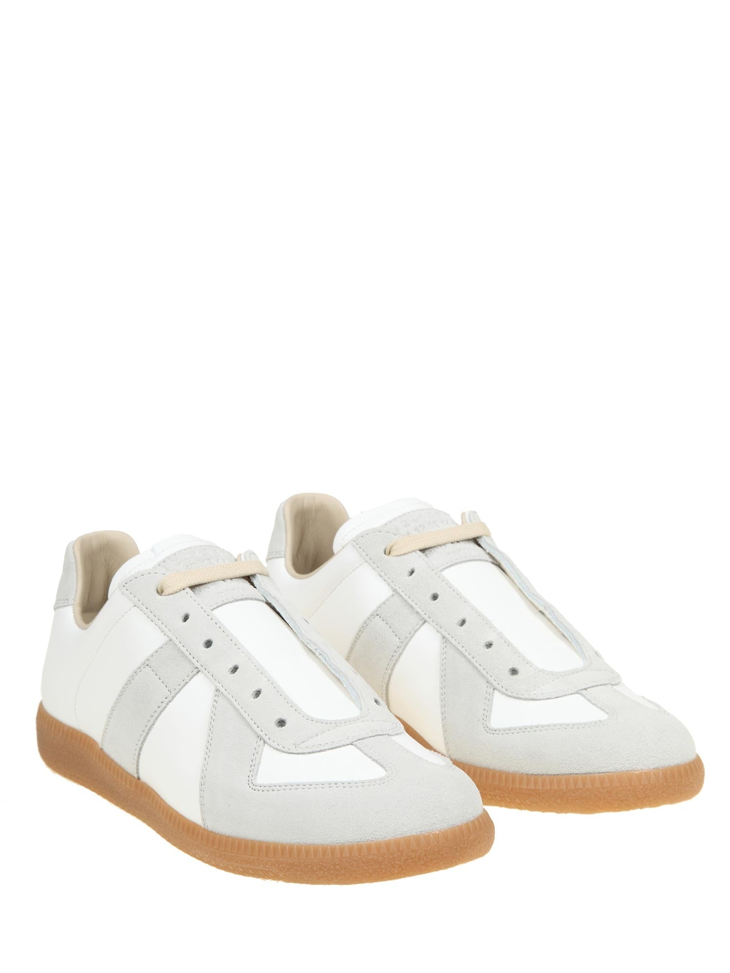 MAISON MARGIELA SNEAKERS REPLICA IN PELLE E CAMOSCIO