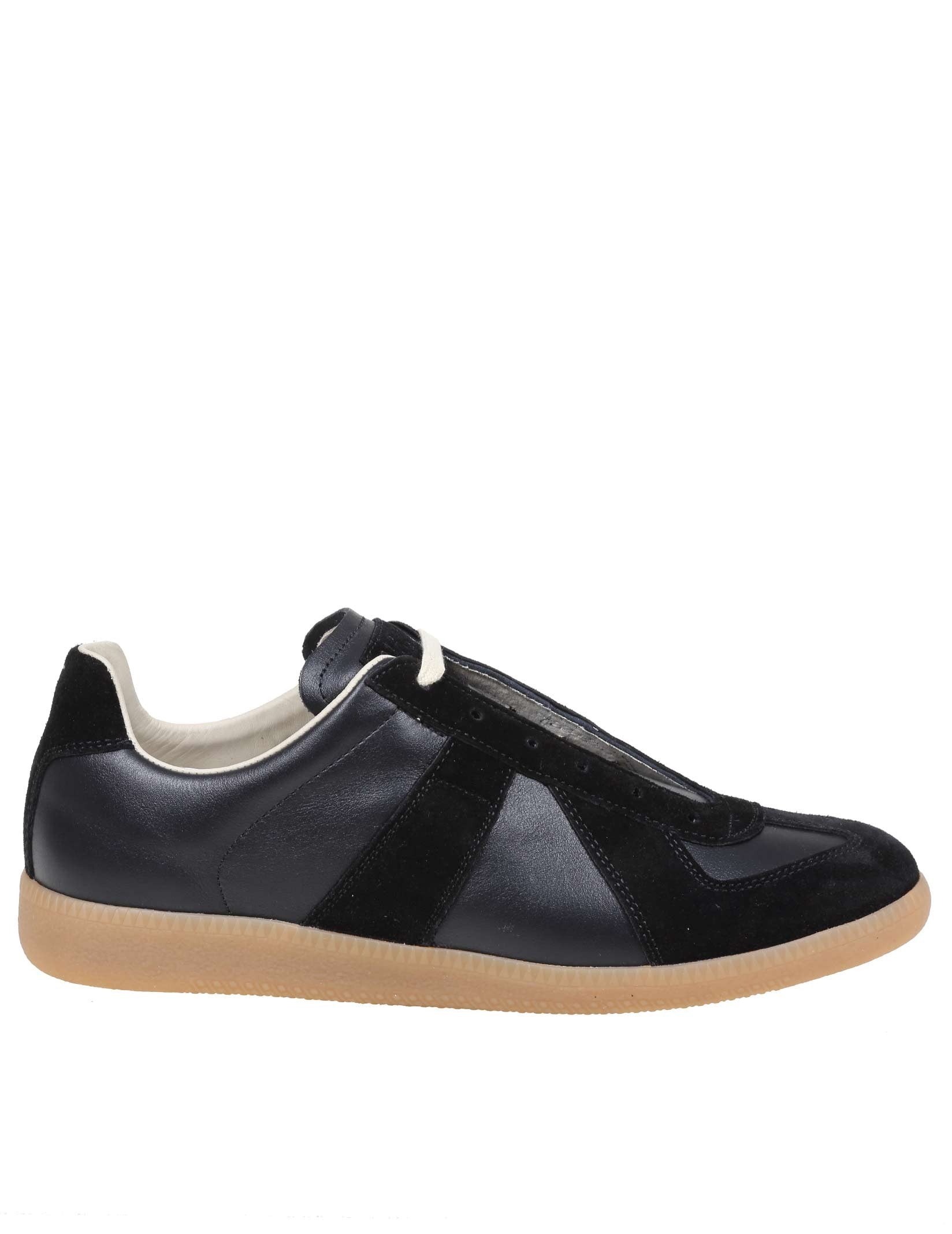 MAISON MARGIELA SNEAKERS REPLICA IN PELLE E CAMOSCIO
