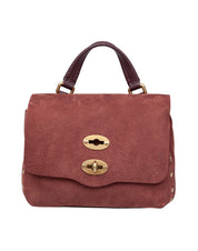 ZANELLATO POSTINA JONES BABY BAG IN NUBUCK COLOR RED BARBERA