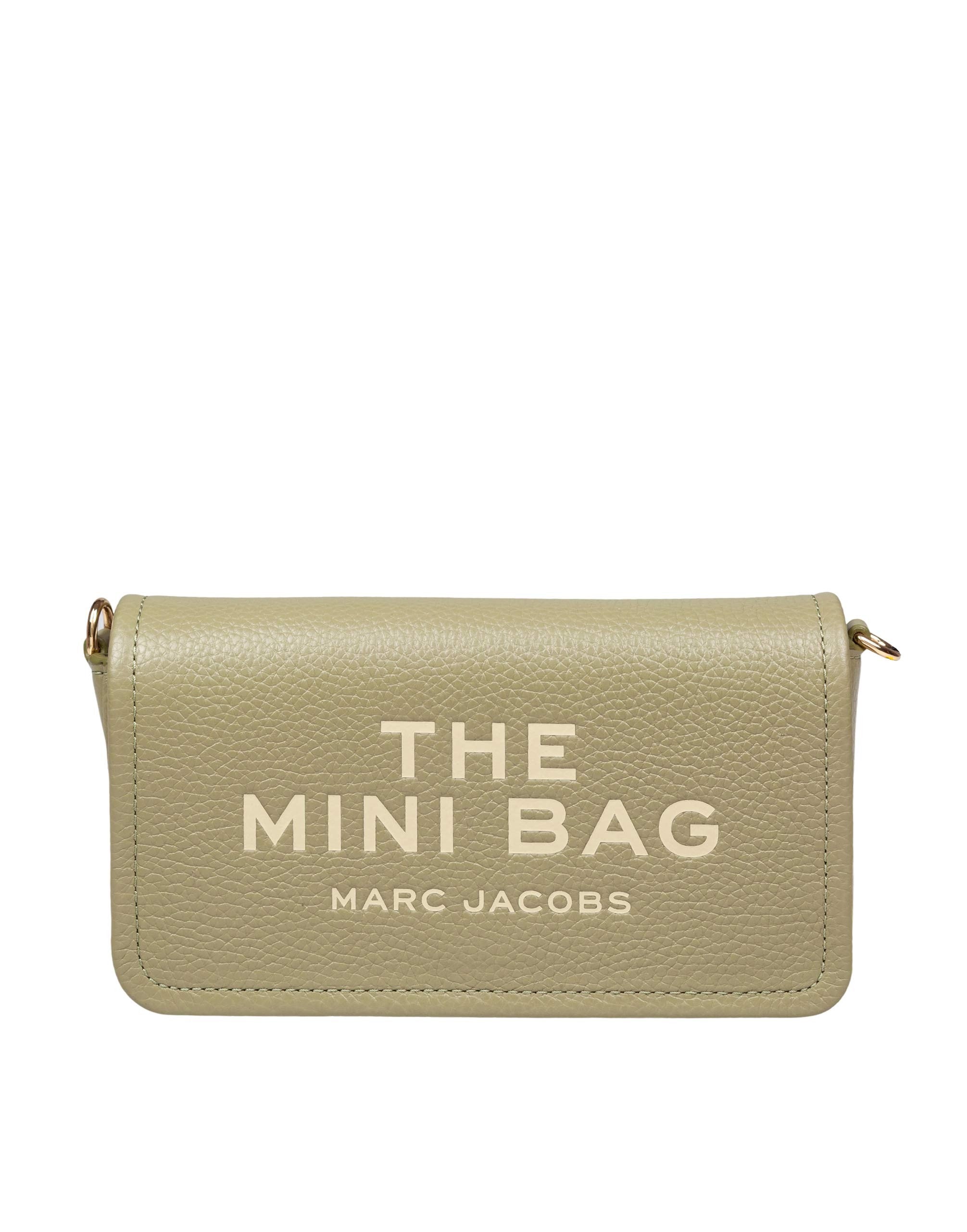 MARC JACOBS THE MINI BAG IN PELLE COLORE VERDE