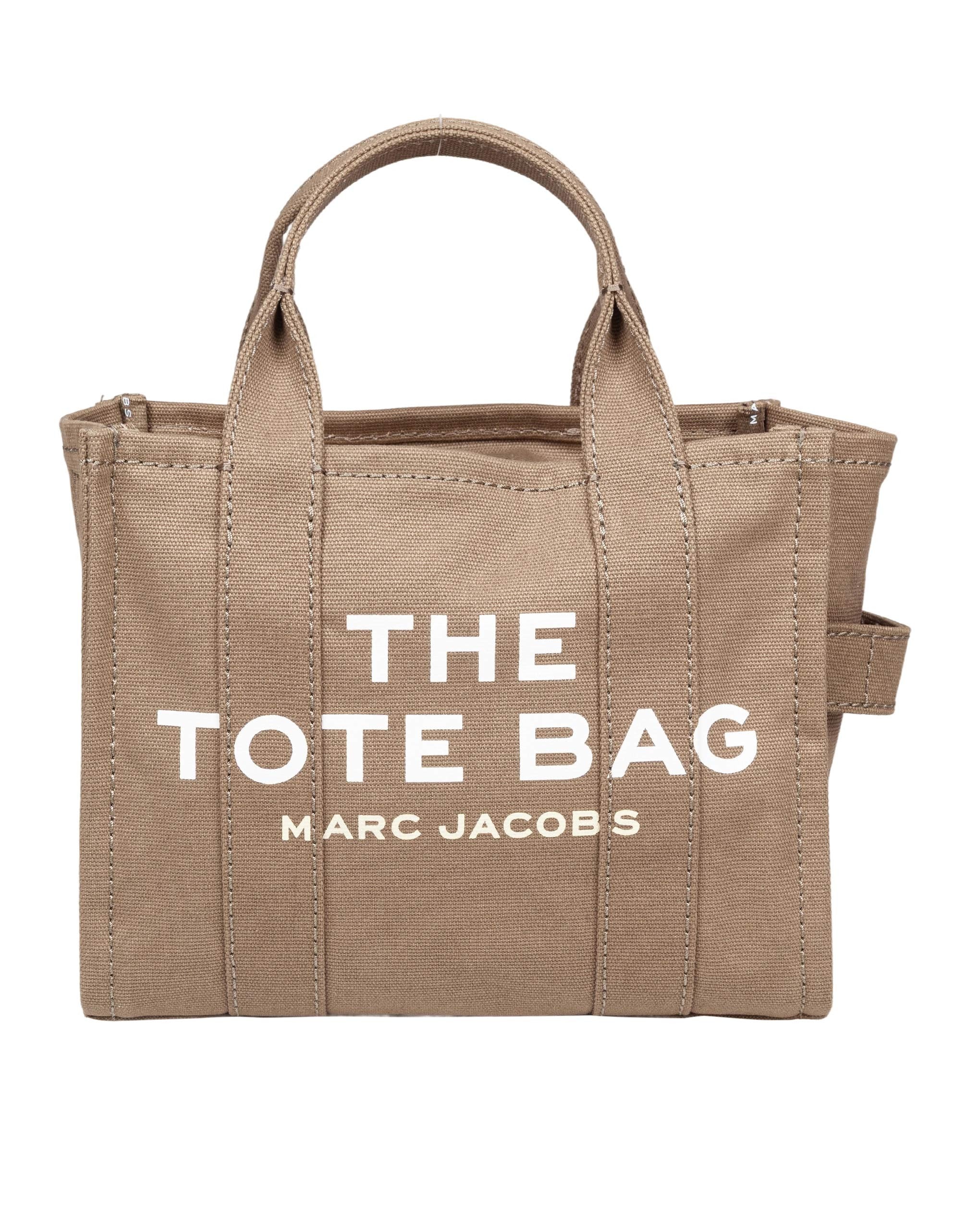 MARC JACOBS THE SMALL BAG IN CANVAS COLORE VERDE