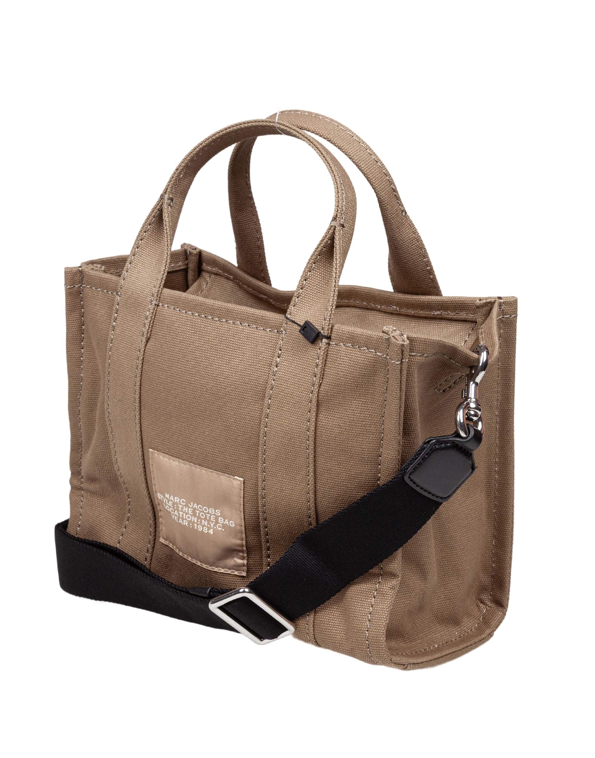 MARC JACOBS THE SMALL BAG IN CANVAS COLORE VERDE