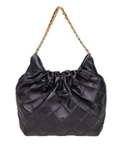 TORY BURCH FLEMING MINI HOBO LEATHER BAG COLOR BLACK