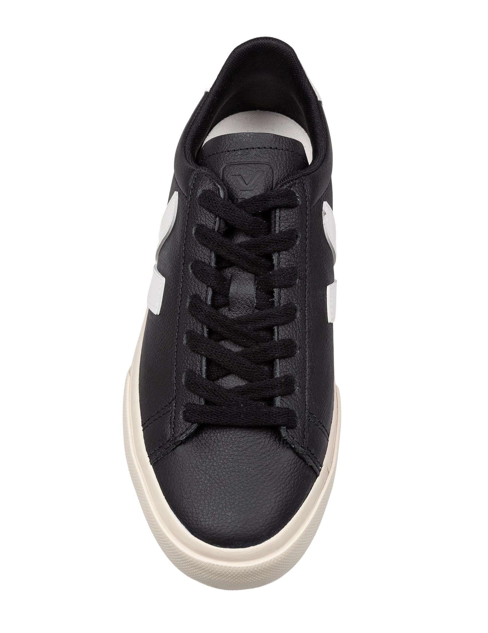 VEJA CAMPO IN PELLE COLORE NERO E BIANCO