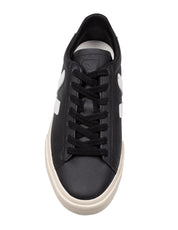 VEJA CAMPO IN PELLE COLORE NERO E BIANCO