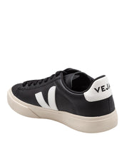 VEJA CAMPO IN PELLE COLORE NERO E BIANCO