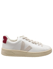 VEJA SNEAKERS URCA IN COTONE SPALMATO COLORE BIANCO/MARSALA