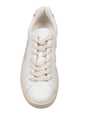 VEJA SNEAKERS URCA IN COTONE SPALMATO COLORE BIANCO/MARSALA