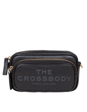 MARC JACOBS THE CROSSBODY TOTE LEATHER BAG BLACK COLOR