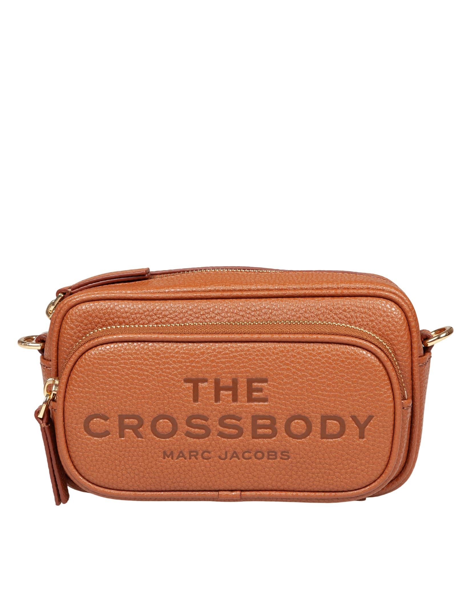 MARC JACOBS THE CROSSBODY TOTE LEATHER BAG ARGAN COLOR