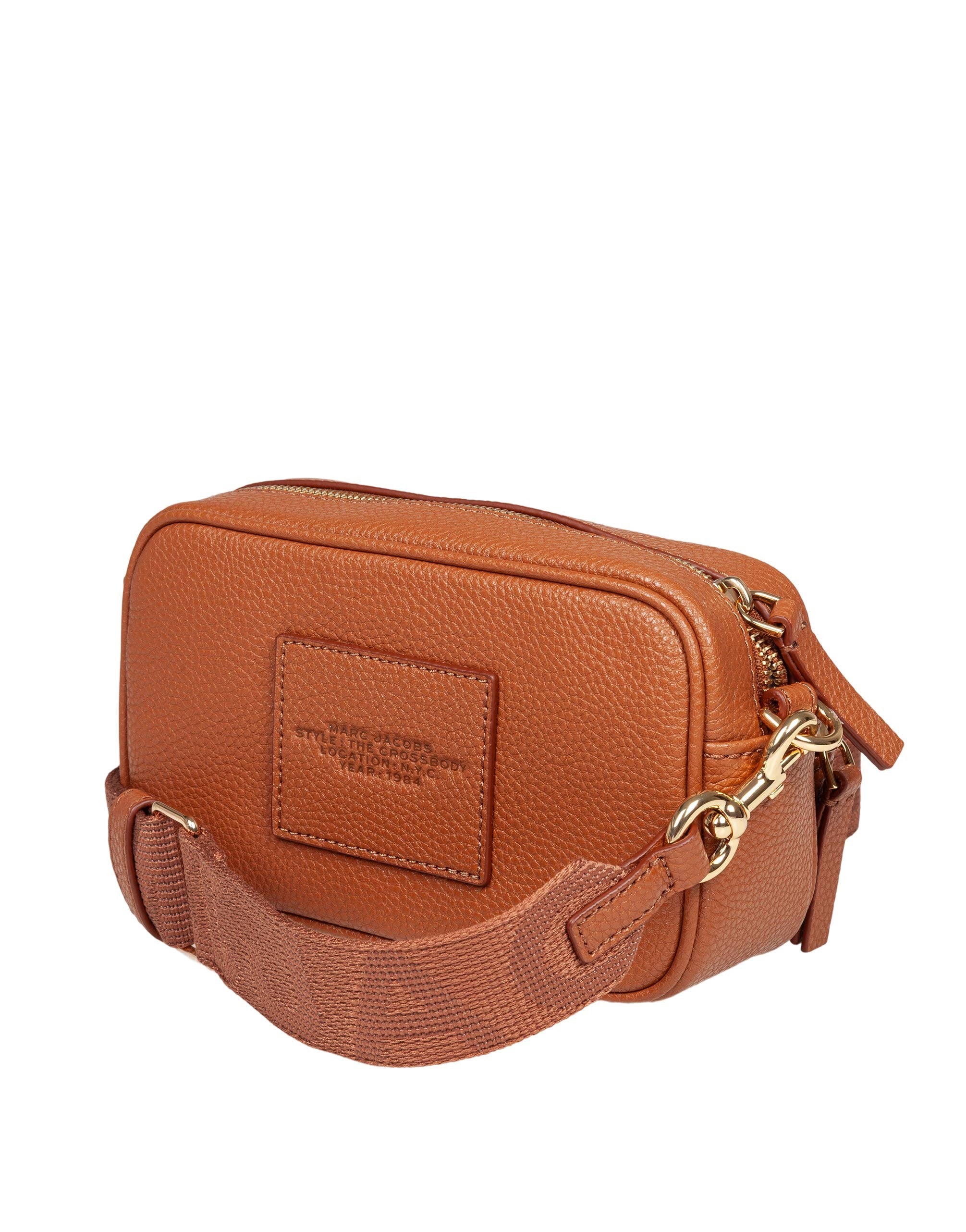 MARC JACOBS THE CROSSBODY TOTE LEATHER BAG ARGAN COLOR