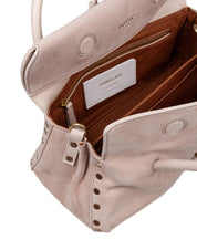 ZANELLATO DOTTA JONES S HANDBAG IN SUEDE COLOR BEIGE