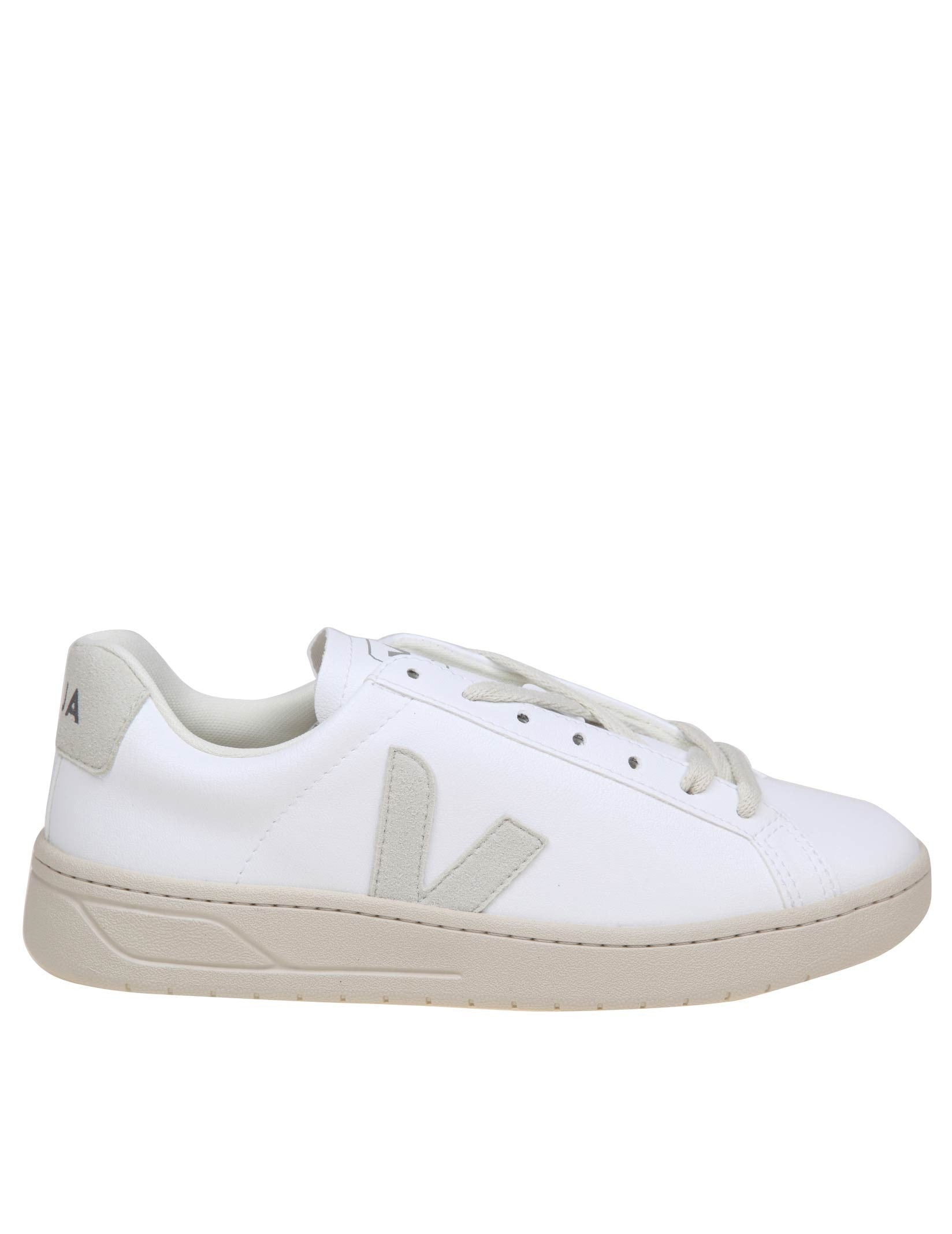 VEJA URCA SNEAKERS IN WHITE COATED COTTON