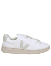 VEJA URCA SNEAKERS IN WHITE COATED COTTON