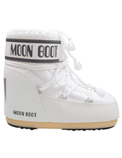 MOON BOOT ICON LOW NYLON ANKLE BOOT, WHITE