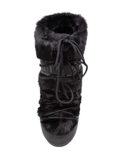 MOON BOOT STIVALE ICON CON ECOPELLICCIA COLORE NERO