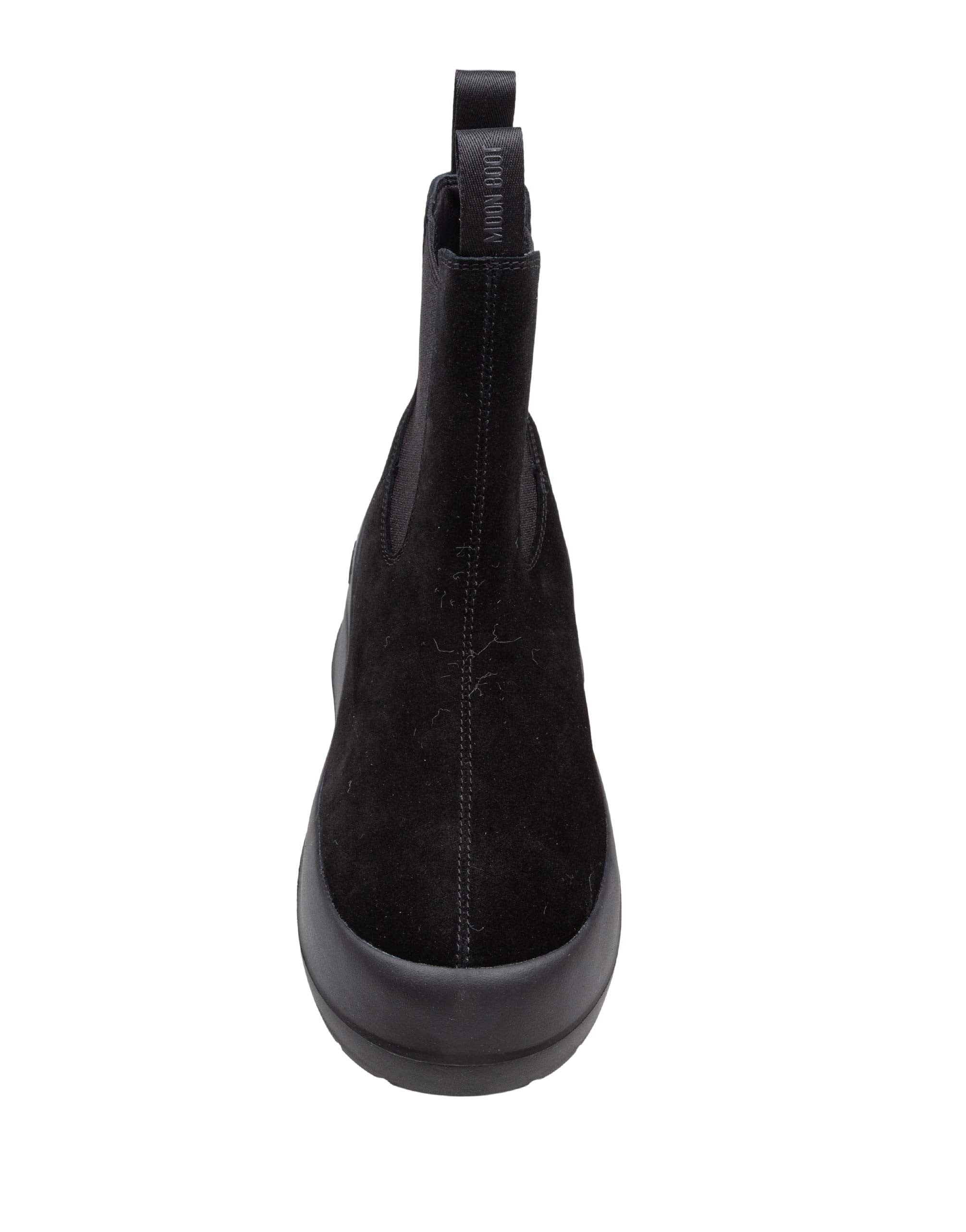 MOON LUNA CHELSEA SUEDE BOOT, BLACK