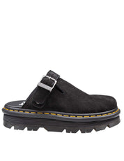 DR. MARTENS MULE ZEBZAG IN CAMOSCIO COLORE NERO
