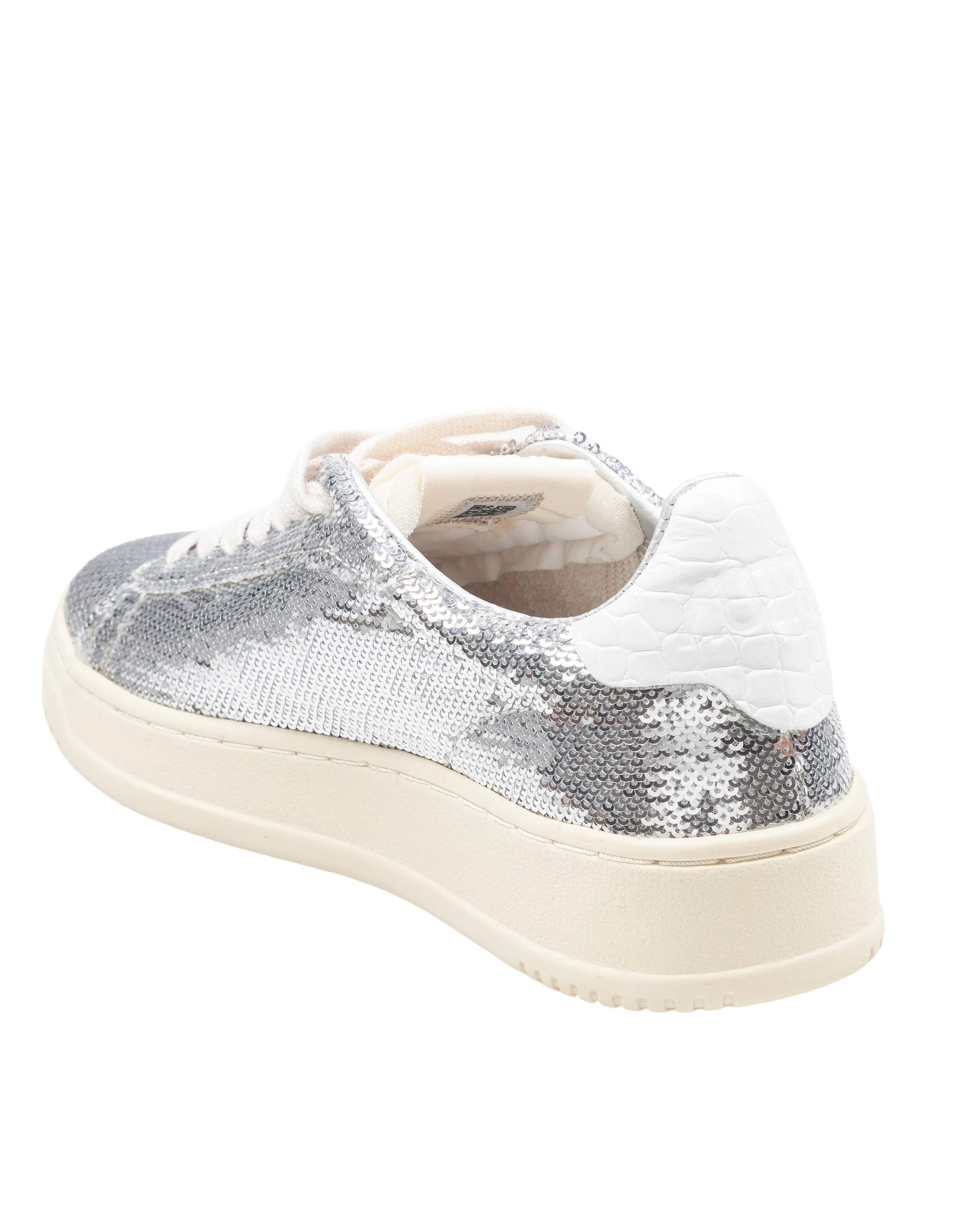 AUTRY SNEAKERS DALLAS CON PAILETTES COLORE SILVER