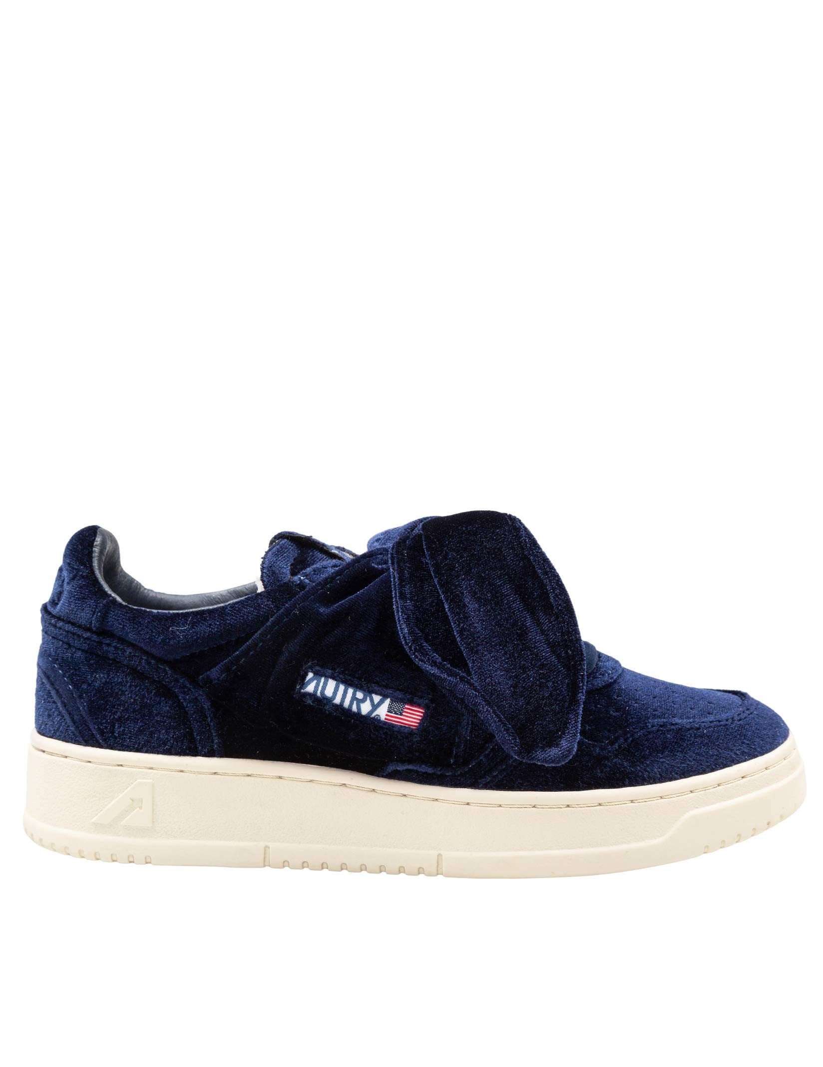 AUTRY SNEAKERS MEDALIST IN VELLUTO COLORE BLU