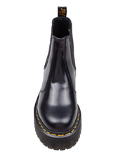 DR. MARTENS 2976 QUAD LEATHER ANKLE BOOT, BLACK